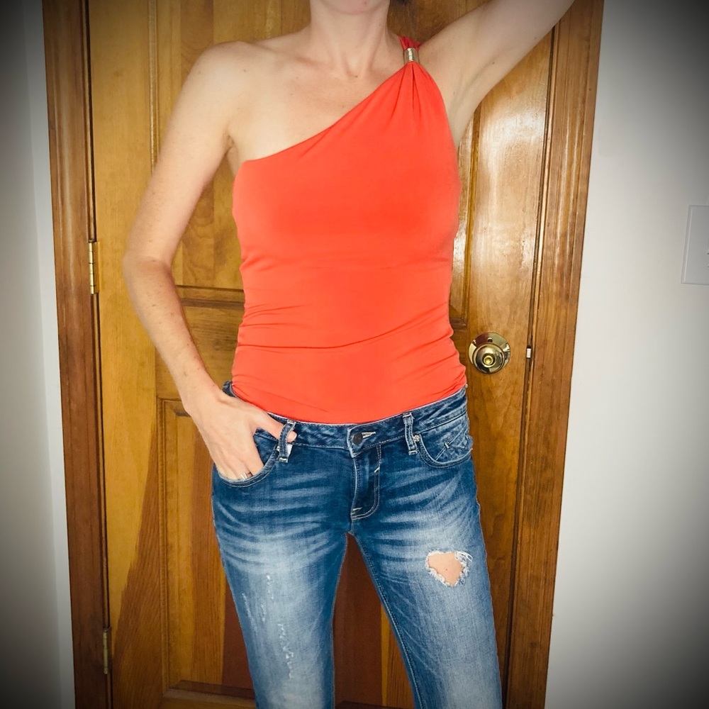 Vintage Victoria’s Secret One-Shoulder Top